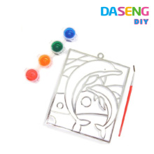 Kids diy plastic suncatcher paint art for sale